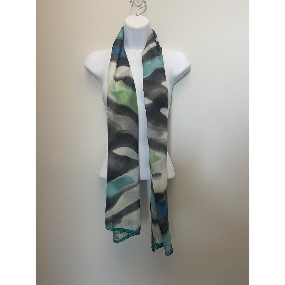 Moschino Cheap And Chic Silk Scarf 21” x 64”